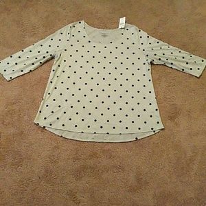 Super cute polka dot tee