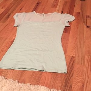 Express aquamarine top