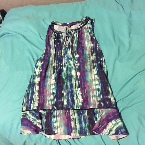 Purple & Blue blouse