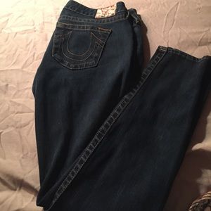 Women True religion jeans size 30 & shirt xs