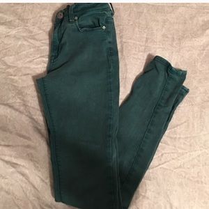 Bullhead emerald/teal jeans