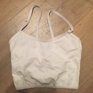 AA White Basic Cami Crop Top