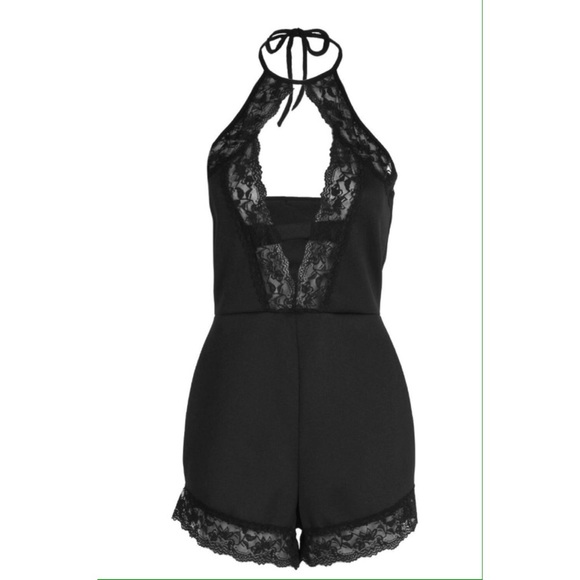 Charli Lace Trim Bodysuit - Picture 2 of 3