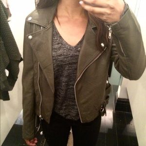 New Forest Green Moto Jacket