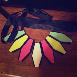 Ribbon fashion necklace