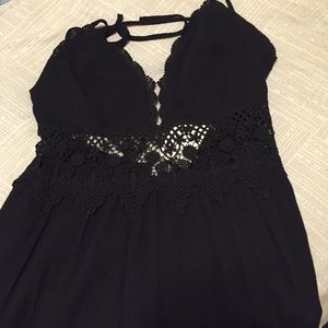 Tobi never worn skater crochet dress
