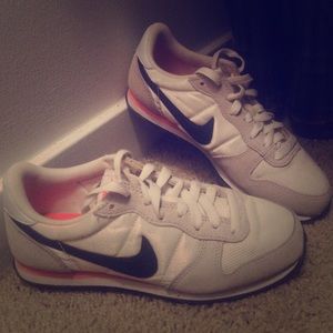 Nike sneakers- only worn once. Shoes a little big