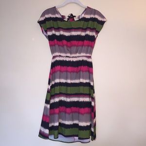 Flowy dress with multi colors