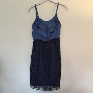 Silk and lace dress
