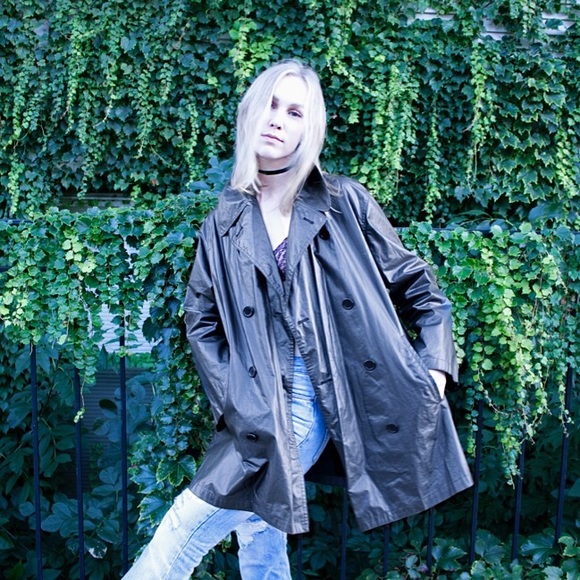 Black Vintage Calvin Klein Rain Jacket