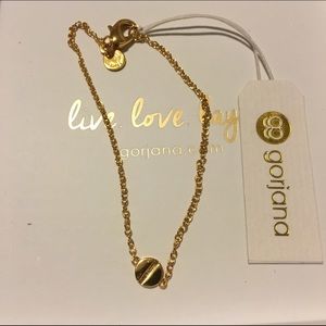 Gold Chaplin Charm Bracelet - New with gift box!