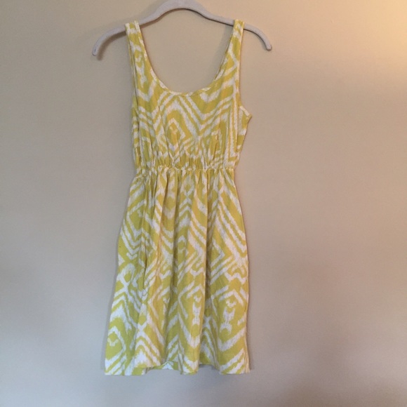 Yellow and white dress/coverup