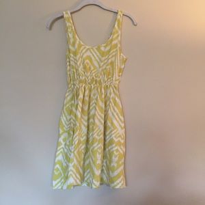 Yellow and white dress/coverup