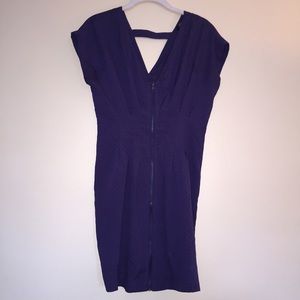 Navy and black dress