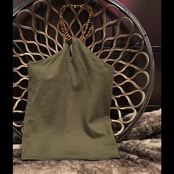 Ralph Lauren Halter Top w/ Detachable Necklace (M)