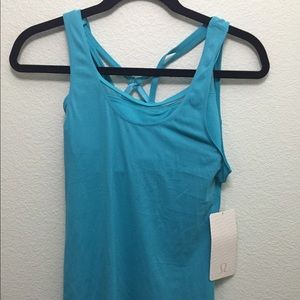 Lululemon Teal Blue Sweaty Endeavor Tank
