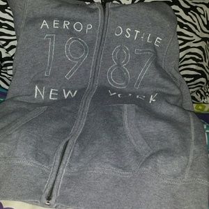 Medium aeropostale jacket with hood