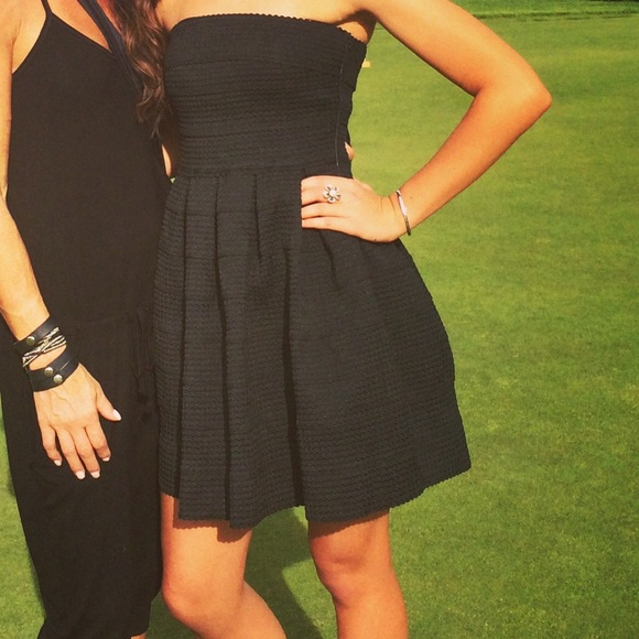 Black above the knee dress