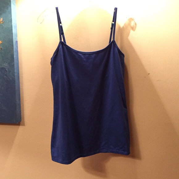 Bright blue smoothing cami
