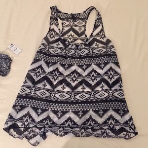 Racer Tank Top. Chiffon