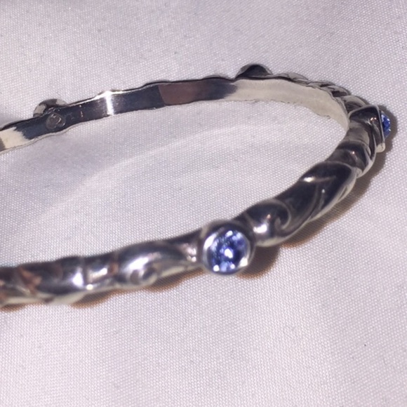 Brighton bracelet with blue gem stones