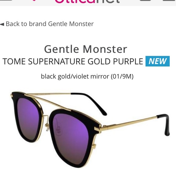 New/authentic Supernature Gentle Monster