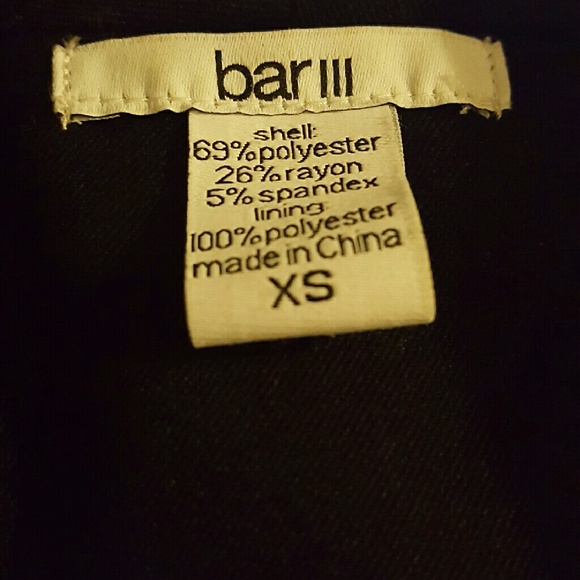 Bar III Black Blazer - Picture 2 of 4