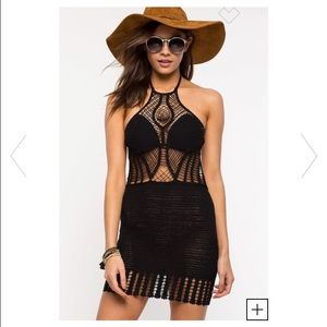 Crochet bodycon dress