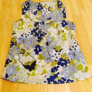 FLORAL 100% SILK BANANA REPUBLIC Blouse (M) $9!!