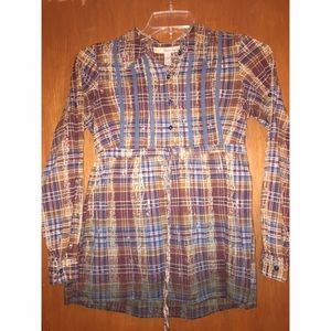 American Rag plaid top