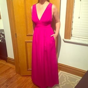 Jill Stuart fit and flare maxi dress
