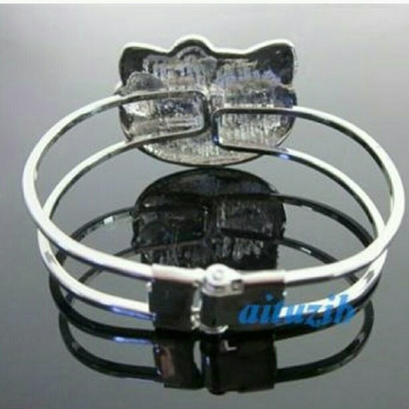 Hello Kitty Silver Crystal Bangle - image 2