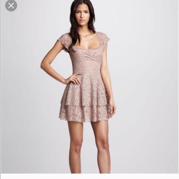 Free People Dresses & Skirts - Free people lace blush dress