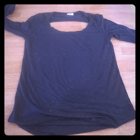 Victoria secret pink brand cut out shirt