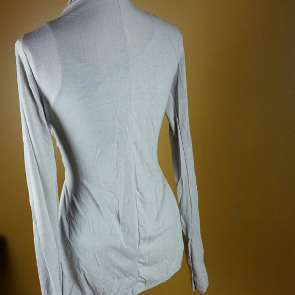 LAST ONE! Gray Tie Waist Cardigan - Picture 3 of 3