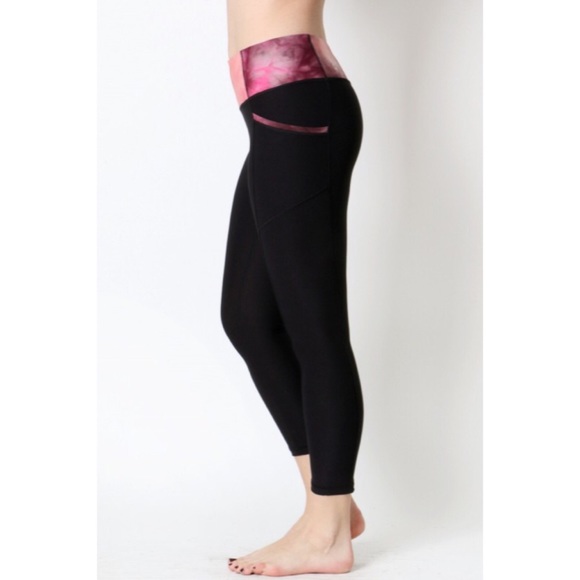 Tie Dye Workout Pants - Pink - Picture 4 of 4