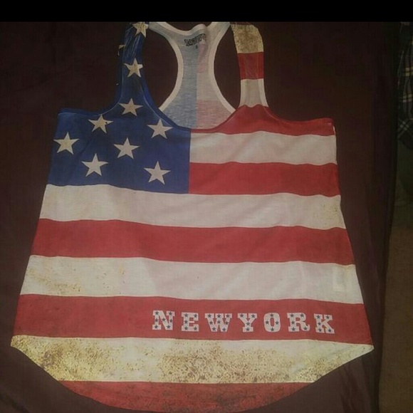 Brand new flag tank top