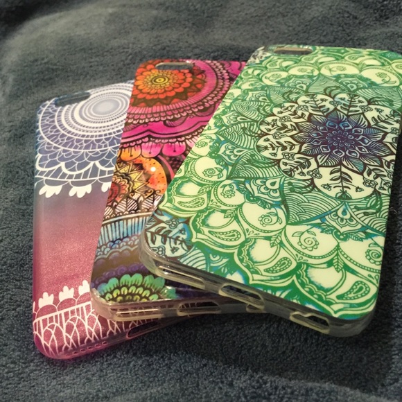 Set of three Boho phone cases iPhone 6/6s