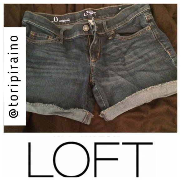 NWOT. Loft Jean shorts size 0