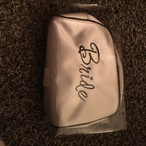 Bride makeup or accessory bag