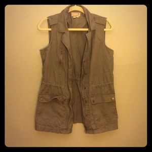 Olive Military Vest