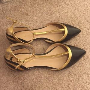 Brand new Nine West size 8.5 d'Orsay flats.