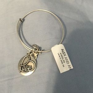 Alex and Ani love bracelet
