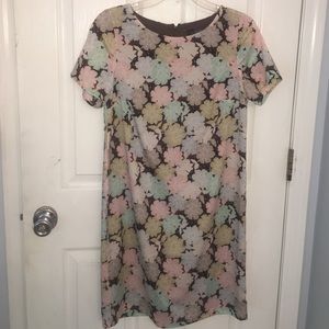 Multi Color Print Mini Dress