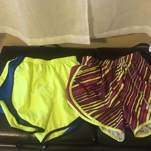 2 pair Nike running shorts