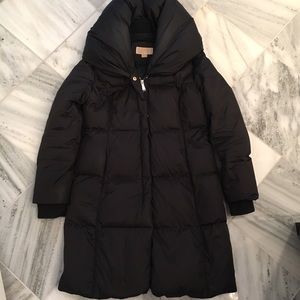 michael kors pillow collar puffer coat