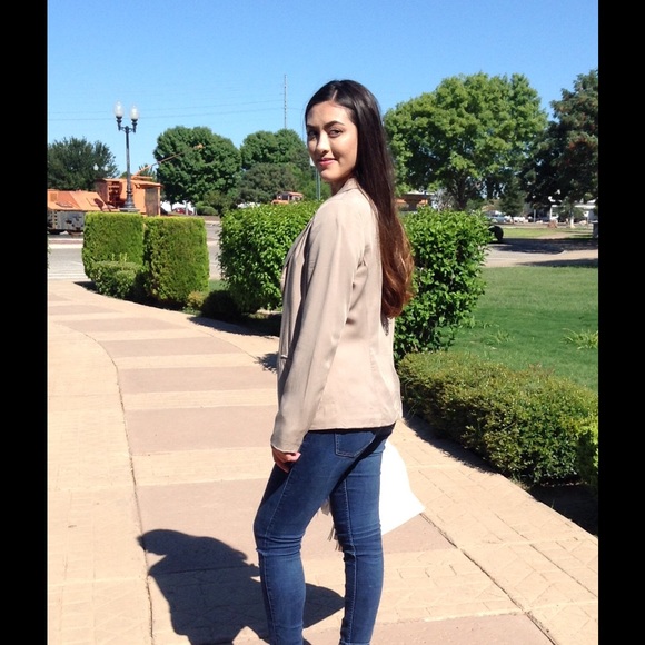 Taupe Jacket/ Blazer-Small-SALE - Picture 2 of 3