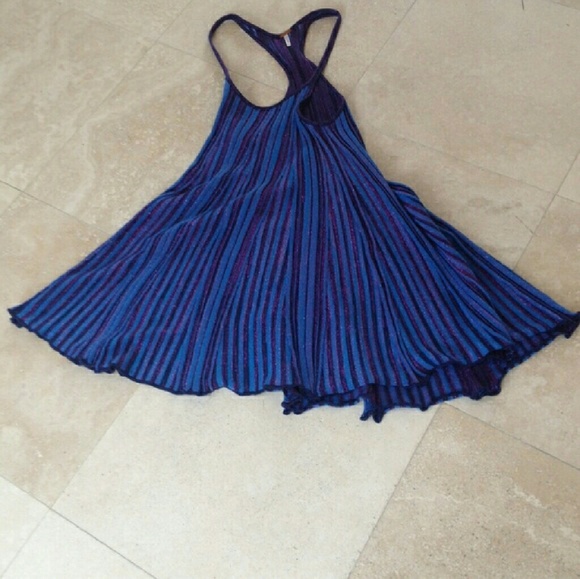 Free People Metallic Swing Dress