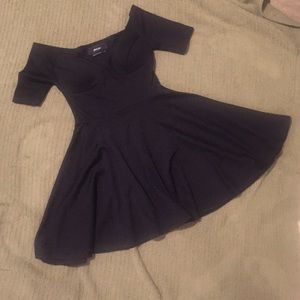 NWOT Black Nasty Gal Skater Dress