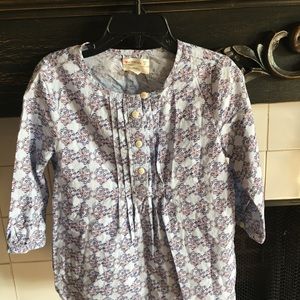 Girls crew cuts flower tunic